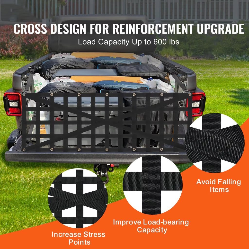 Car Duty Tailgate Net for Ford F250