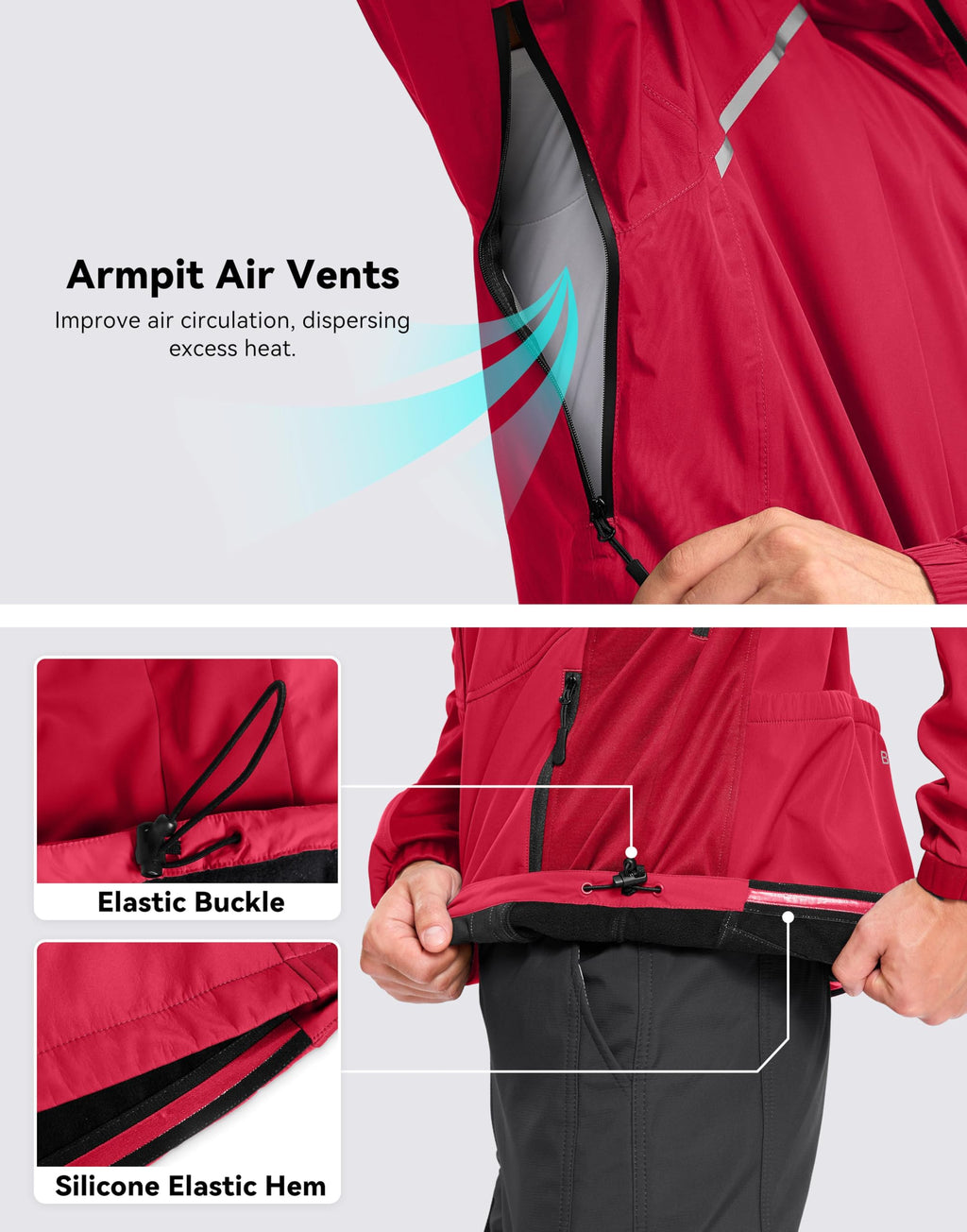 Men’s Winter Cycling Jacket – Thermal Windproof & Water-Resistant